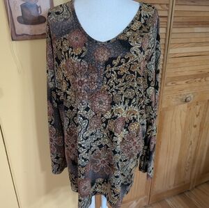 Christopher & Banks Multicolor Floral Tunic